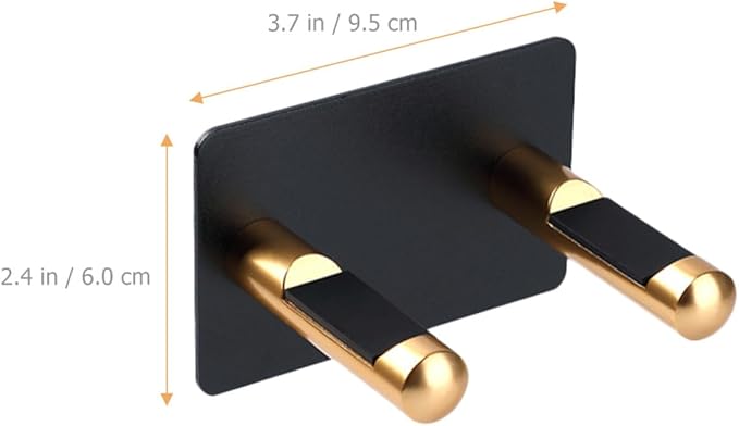 FRCOLOR Punch-Free Hair Dryer Holder Wall Mount Iron Storage Bracket with Plug Holder Bathroom Hair Dryer Stand Organizer for Home Bathroom Shelves