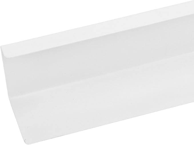 Pssopp Magnetic Wall Shelf, No Drill Carbon Steel Floating Picture Shelf for Bathroom Living Room Bedroom (White)