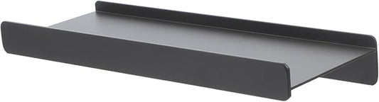 Zerodeko Bathroom Shelf Aluminum Alloy Floating Wall-Mounted Rack for Space-Saving Storage Bathroom Mirror Front Organizer Partitioned Design for Makeup and Grooming Items