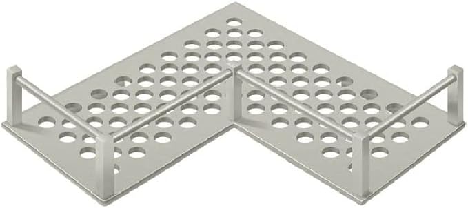 Bathroom Basket Heavy Duty Universal Corner 9" Satin Nickel