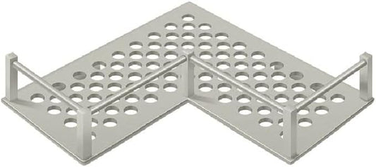 Bathroom Basket Heavy Duty Universal Corner 9" Satin Nickel