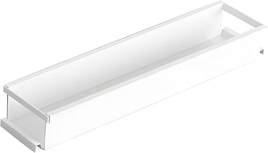 Multifunction Bathroom Shelf Extendable Design Carbon Steel Build Simple Installation Brackets Ideal for Kitchen Storage Retractable Shelf