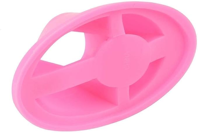 2Pcs Pink Premium Soft Rubber Nail Polish Bottle Holder Display Nail Art Varnish Polish Seat Tool Anti-spill Bottle Stand for Nail Organizer Display for Wife Girlfriend Nail Care Manicure Tools