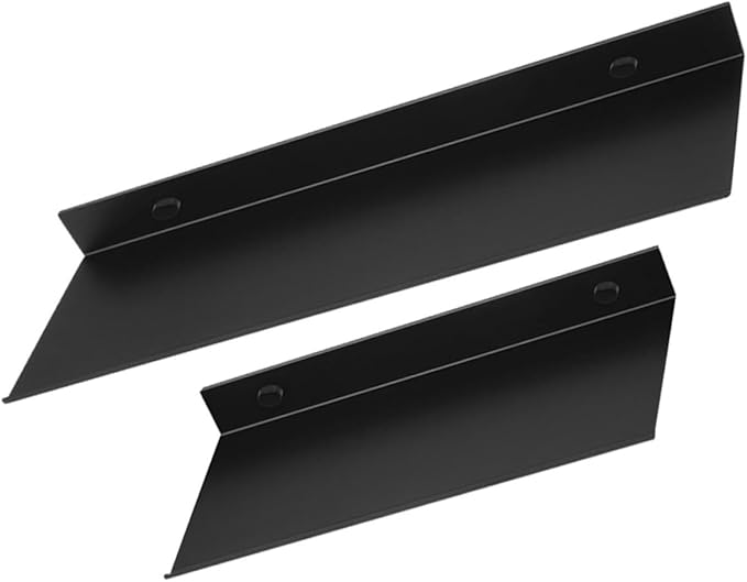 Zerodeko 2pcs Floating Wall Shelf for Bathroom Metal Shelves Wall Mount Storage Rack Long Floating Toiletries Display