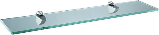 XVL Bathroom Glass Shelf 23.6 Inch Tempered Glass Storage Brushed GS3001AX