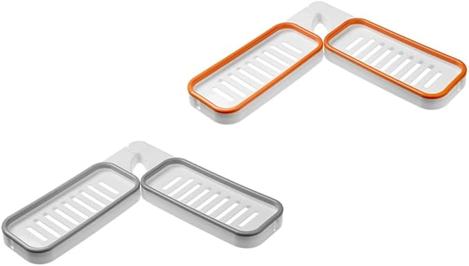Alipis 2pcs Wall-Mounted Storage Rack Rotatable Bathroom Supplies Holder Toilet Holder Shelf Bathroom Accessories Over Toilet Organizer