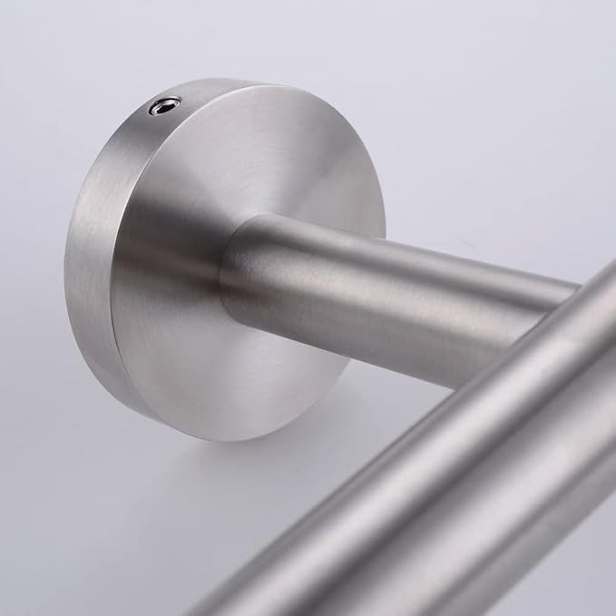 SEIDO Commercial Grade-304 Stainless Steel Towel Holder, 900mm/35.4-inch Total Length Bathroom Towel Bar for Bathroom, Hanging Space 850mm/33.5-inch Space-Saving Single Towel Rod, Brushed Nickel