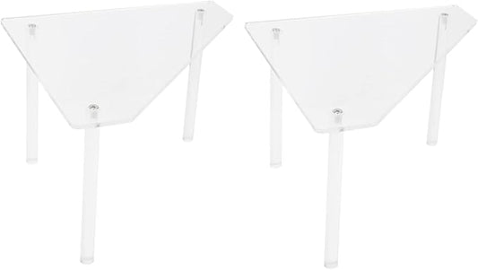 Holibanna 1set Bathroom Corner Storage Rack Organizer for Toiletries Easy to Install Space-Saving Shelf for Bathroom Kitchen
