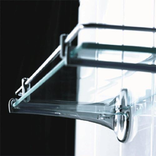 Samuel Heath N1113/LR.SSF Glass Shelf With Lifting Rail In Satin Nic