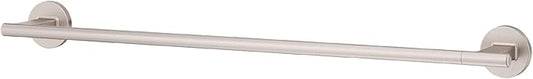 Pfister Capistrano Bath Towel Bar for Bathroom, 24-Inch, Wall-Mounted, Screw-in, Spot Defense Brushed Nickel Finish, BTBCSO2GS