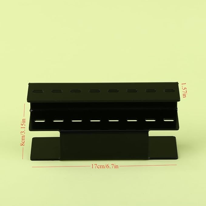 Acrylic Tweezers Holder, 8 Holes Tweezers Stand Display Organizer for Eyelash Extension Supplies Accessories Grafting Beauty Tools (8 Holes Black)