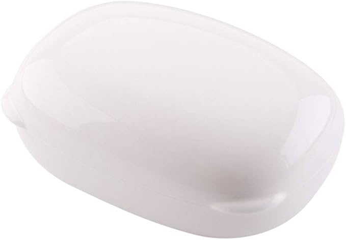 WFF Travel Soap Box, Portable, Waterproof Drain with Lid, Sealed Design, Save Space（Set of 2） (Color : C, Size : L)