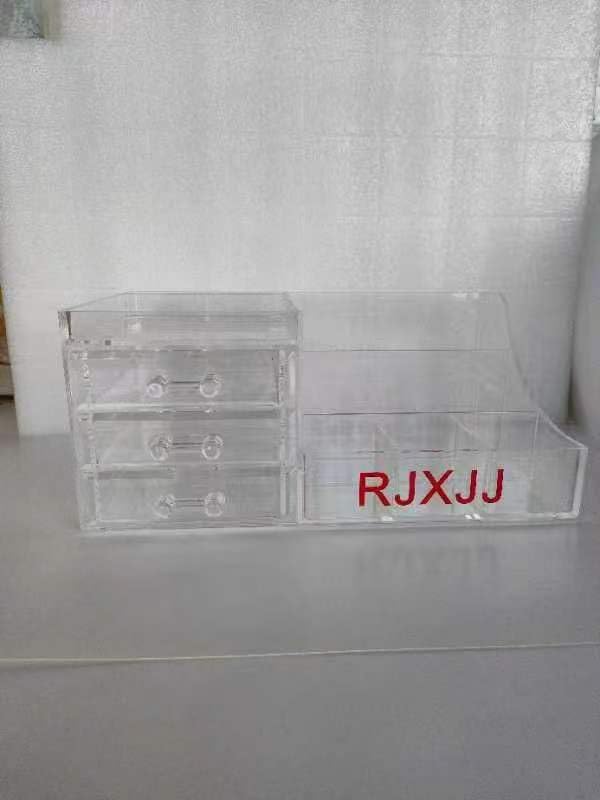 Transparent Acrylic Cosmetic Makeup And Jewelry Storage Box -Storage Plastic Cases -Great For Bathroom