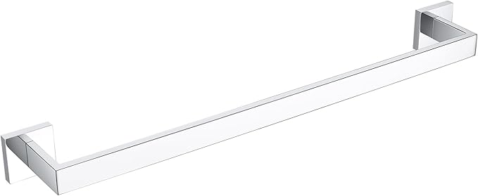 BANOLUX Towel Rack, 16-Inch Single Towel Bars for Bathroom, Towel Racks for Bathroom Wall Mounted SUS304 Stainless Steel Hand Towel Holder Organize Heavy Duty, Chrome Towel Bar
