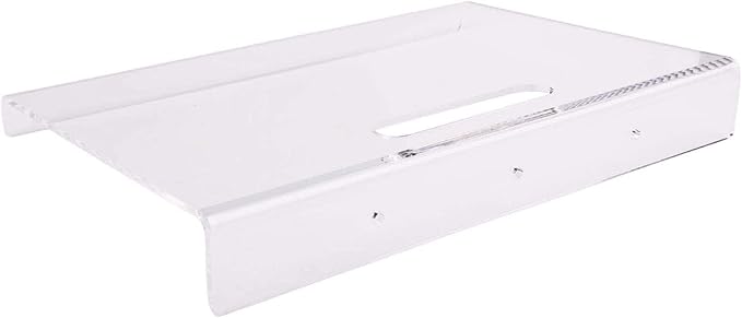Acrylic Wall Shelf Rack – Punch- Mounting for Smooth Walls, No Drilling Required, Lightweight Storage for Living Room, Bathro(30 * 20 * 4cm)