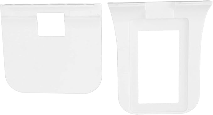 Garosa Plug Shelf Wall Mounted Outlet Shelf with Hole Simple Power Charger Shelf for Bathroom Kitchen Garage Floor Table Sensors