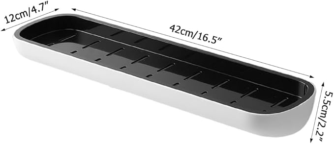 DONGKER Bathroom Storage Shelf,No Drilling Required Bathroom Shelves Removable for Bathroom Living Room Bedroom Balcony