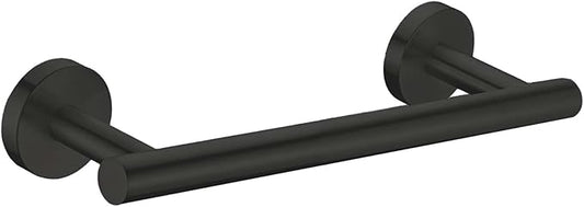 Modket 9 Inches Matte Black Towel Bar Bathroom Hardware 304 Stainless Steel Wall Mounted Kitchen Towel Holder Cloths Hanger