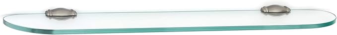 Alno Inc 24" x 4.32" Bathroom Shelf Finish: Satin Nickel