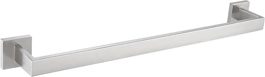 Bath Towel Bar 23.74", Angle Simple SUS304 Stainless Steel Bathroom Towel Holder, Shower Towel Rod, Single Towel Hanger Bar, Clothing Towel Rack for Wall, Brushed Nickel
