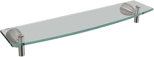 Gatco 4796 Avenue Glass Shelf, Satin Nickel
