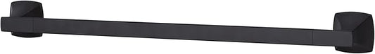 Pfister Venturi Bath Towel Bar for Bathroom, 18-Inch, Wall-Mounted, Screw-in, Matte Black Finish, BTBVNC1B