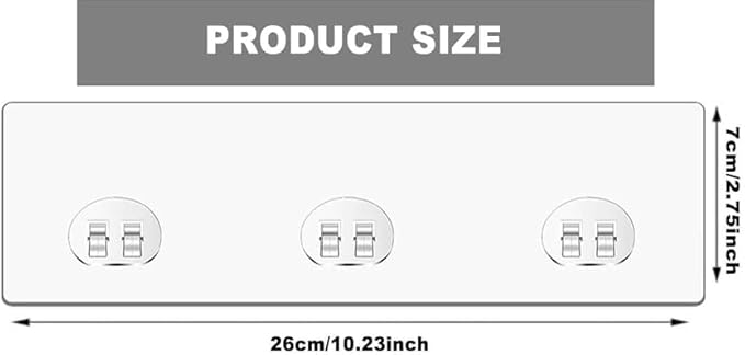 2 pcs Shower Caddy Adhesive Replacement Shower Shelf Rack Adhesive Strips No Drilling Organizer Hooks Stickers