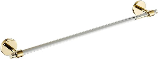 Acrylic Gold Towel Bar Towel Rack for Bathroom Wall Mounted Towel Holder Modern 22.2inch 56.5cm SHUNLI