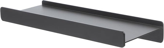 Floating Aluminum Alloy Bathroom Shelf Organizer 12-inch Wall Mounted Heavy Duty Small Metal Shelf for Perfume and Makeup Storage in Bathroom