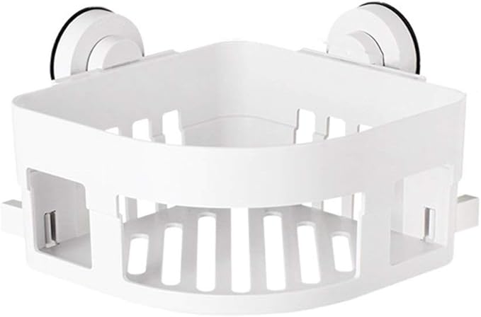 AGYH Bathroom Shelf Wall-Mounted Suction Cup Free Punching Bathroom Storage Rack (Size : Style4)