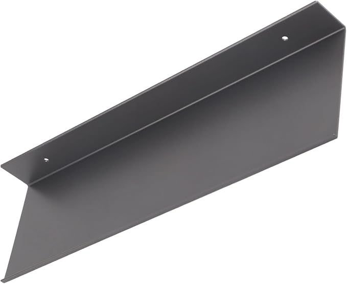 Qinlorgo Wall Mounted Bathroom Shelf, Space Aluminum Storage Rack Organizer, Smooth Edges Shelf for Kitchen, Bathroom & Hotel (40cm)