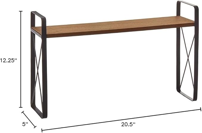 Farmhouse Bathroom Collection - Over the Sink Shelf Natural