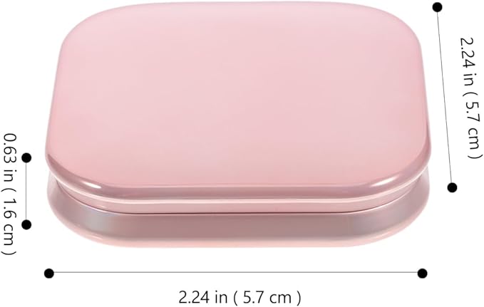 Ipetboom 2pcs Makeup Pallettes with Mirror: 2.24 In Empty Magnetic Buckle Storage Powder Box for Foundation Blush Eye Shadow Highlighter - DIY Cosmetic EyeShadow Container for Travel use