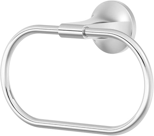 Pfister Pfirst Modern Polished Chrome-Towel Ring for Bathroom BRBPFM0C