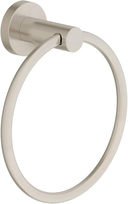 Symmons 353TR-STN Dia Wall-Mounted Towel Ring in Satin Nickel