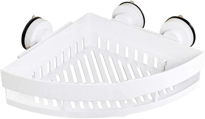 AGYH Bathroom Shelf Wall-Mounted Suction Cup Free Punching Bathroom Storage Rack (Size : Style2)