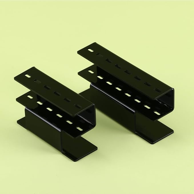 Acrylic Tweezers Holder, 6 Holes Tweezers Stand Display Organizer for Eyelash Extension Supplies Accessories Grafting Beauty Tools (6 Holes Black)