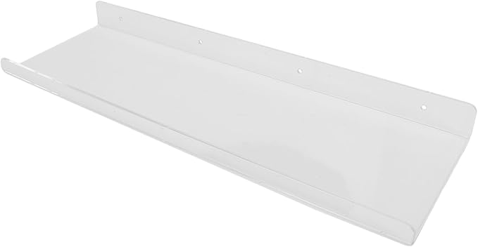 Acrylic Shelf Bathroom Floating Wall Mount Storage Rack Acrylic Wall Shelf