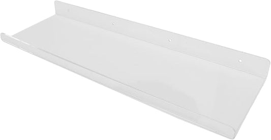 Acrylic Shelf Bathroom Floating Wall Mount Storage Rack Acrylic Wall Shelf