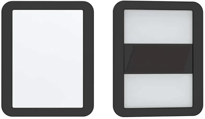 MIHAGUTY Magnetic Locker Mirror,5" x 7" Small Mirrors School Locker, Bathroom, Household Refrigerator, Locker Accessory, Office Cabinets, and Home (Black)
