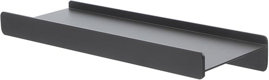 Bathroom Floating Wall Shelf 12inch Aluminum Alloy Metal Shelf for Bathroom and Kitchen Storage Organizer Gunmetal Gray