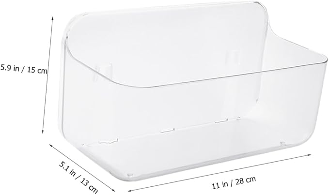 VILLCASE Wall-Mounted Storage Rack Punch-Free Bathroom Shelf Organizer for Kitchen and Toilet Design Space-Saving Easy to Install