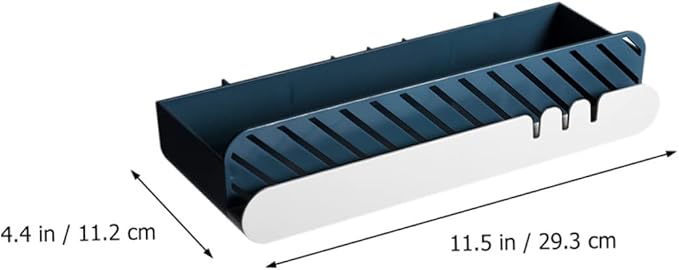 POPETPOP Toilet Bathroom Organizer Wall-Mounted Storage Rack Adhesive Shelf for Toiletries Small Space Storage