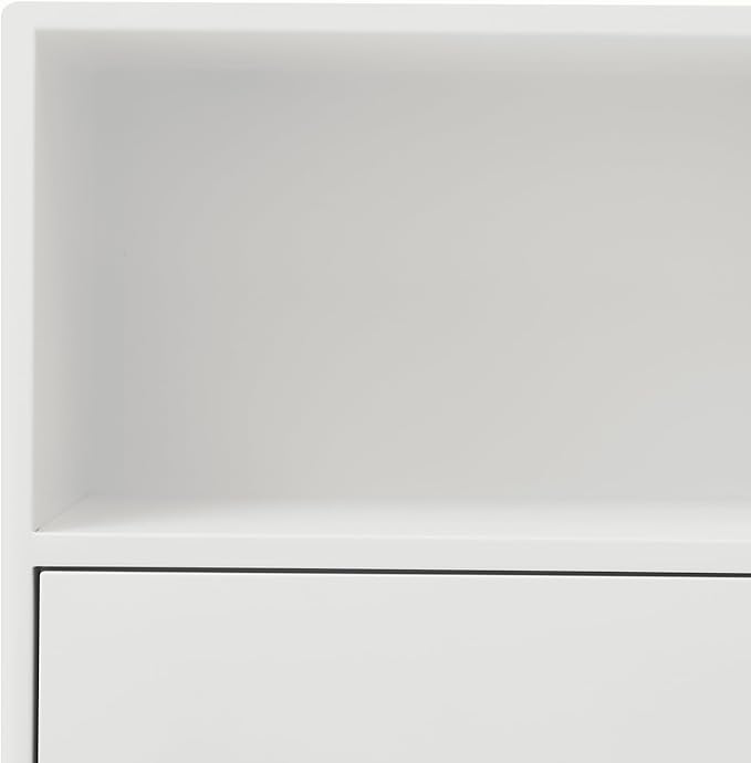 Hollow Furnishings Stainless Steel Recessed Storage Cabinet for Bathroom - Space-Saving Wall-Mounted Design, Rust-Resistant, Easy Install (White, 66 * 14 * 30cm)