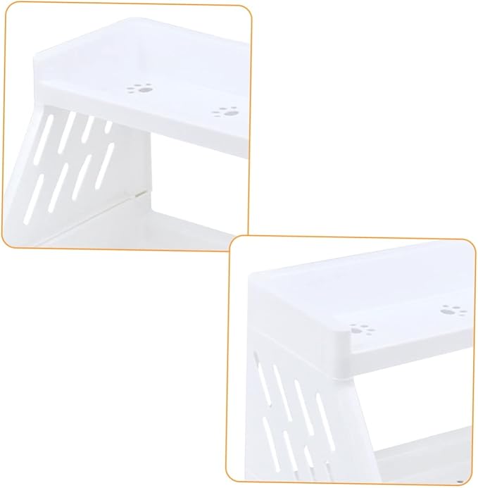 Housoutil Home Use Desktop Cosmetics Storage Rack Two Organizer for Sundries Makeup and Office Supplies Easy to Clean Space-saving Design for Bathroom and Vanity
