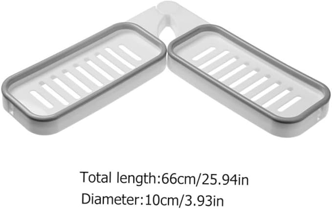Alipis 2pcs Wall-Mounted Storage Rack Rotatable Bathroom Supplies Holder Toilet Holder Shelf Bathroom Accessories Over Toilet Organizer
