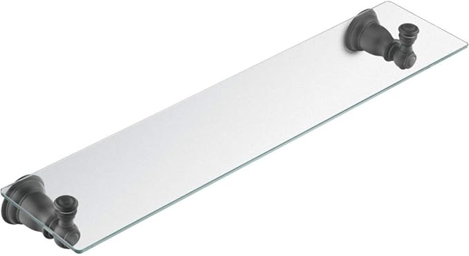 Moen YB5490WR Kingsley Vanity Shelf, Wrought Iron