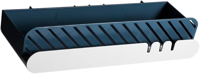 POPETPOP Toilet Bathroom Organizer Wall-Mounted Storage Rack Adhesive Shelf for Toiletries Small Space Storage