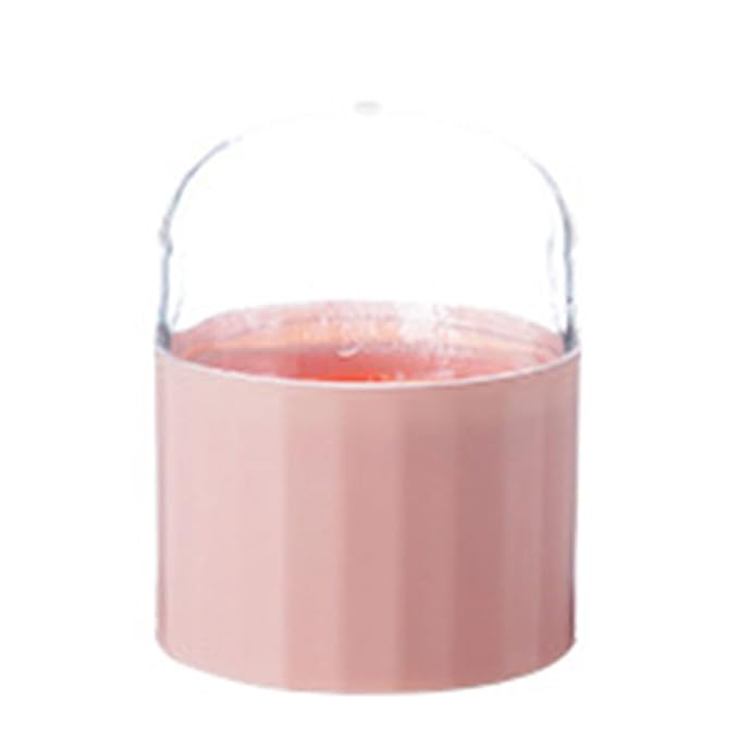 ZJchao Makeup Sponge Holder, Makeup Sponge Case, 3.1 x 2.3in Beauty Cosmetic Egg Organizer Case with Detachable Base and Clear Lid (5)