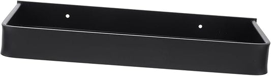 Wall Mounted Bathroom Storage Rack Nail-Free Aluminum Organizer Shelf for Toiletries Stylish Bathroom Shelf Easy Installation for Small Spaces